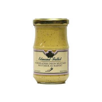 Horseradish Dijon Mustard Jar 210g - Edmond Fallot
