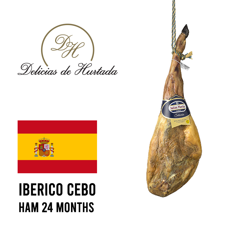 Iberico Cebo Ham Boneless 24 months 4.5 - 5.5 Kg - Julian Martin